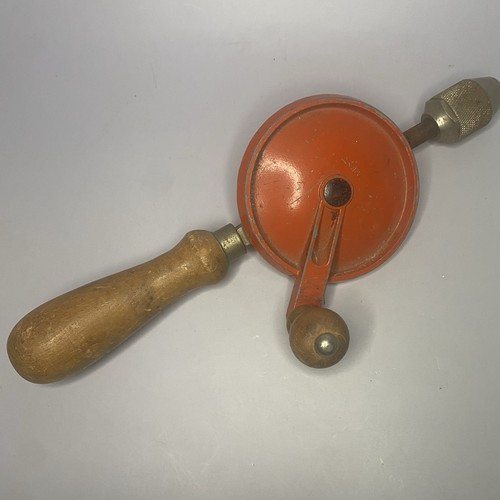 Vintage hand crank drill - vintage,