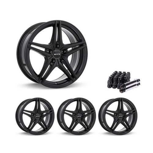 Set black alloy wheel - 4,