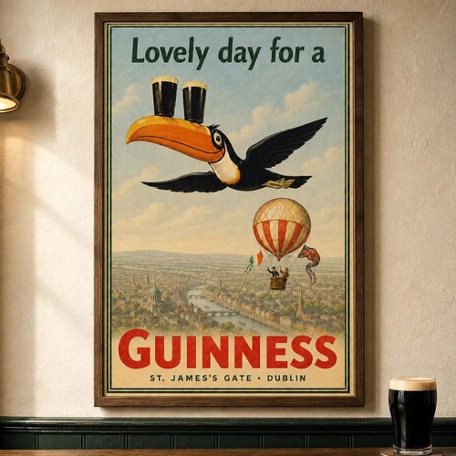 Vintage guinness toucan - vintage,