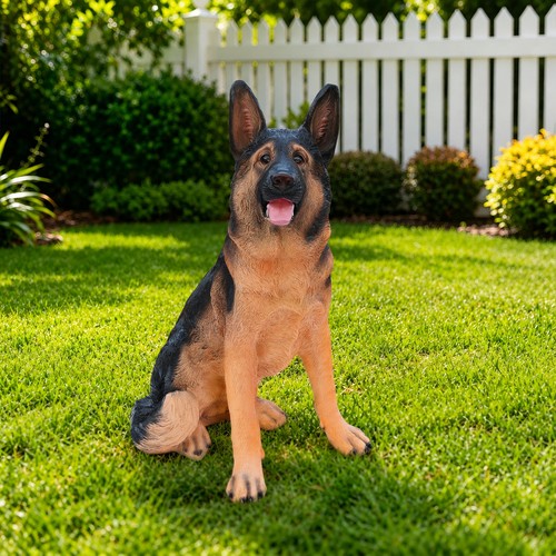 German shepherd dog statue - dog,