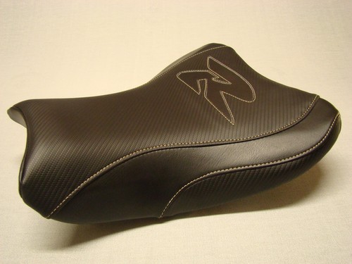 Front seat cover black carbon - front,