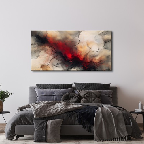 Large abstract painting modern - large,