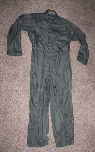 Vintage military flight - flight, suit