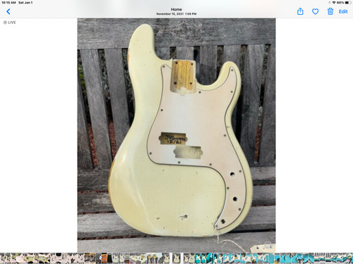 Bass body nitro - p, relic
