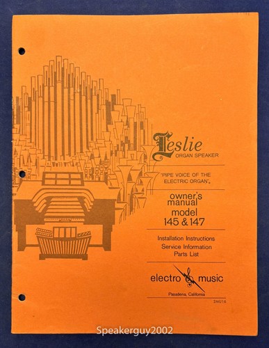 Original leslie speaker model - leslie,