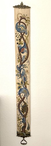 Vintage tudor jacobean crewel - vintage,