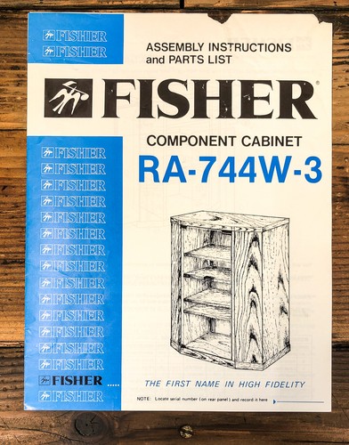 Fisher 744w hifi - hifi, cabinet