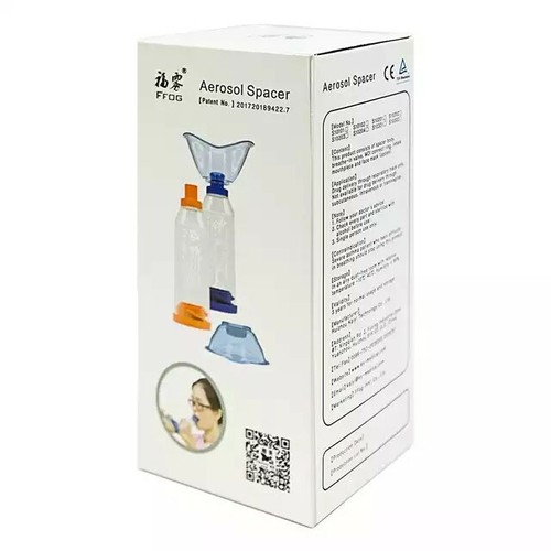 Spacer chamber for inhaler - for,