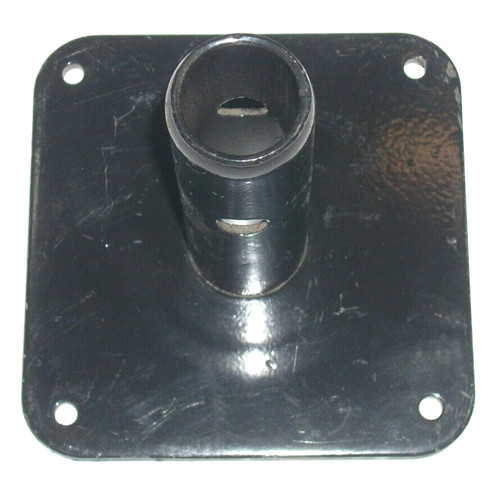 Black trailer base plate mount - base,