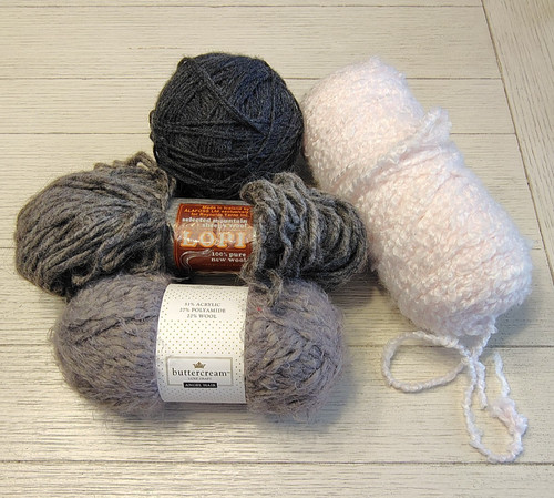 Large mixed lot skeins of - mixed,