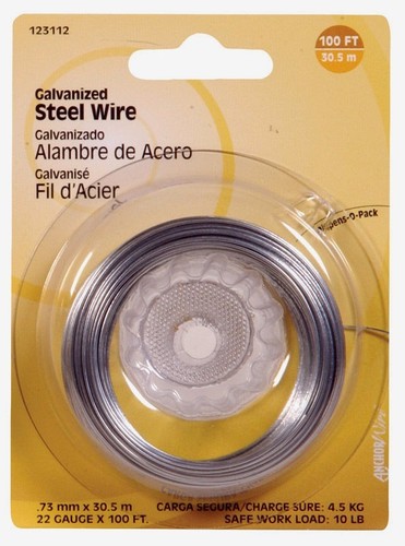Hillman steel wire 100 22 - hillman, 100'