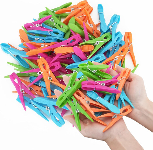 Pack clothes pins heavy - clothes, pins,
