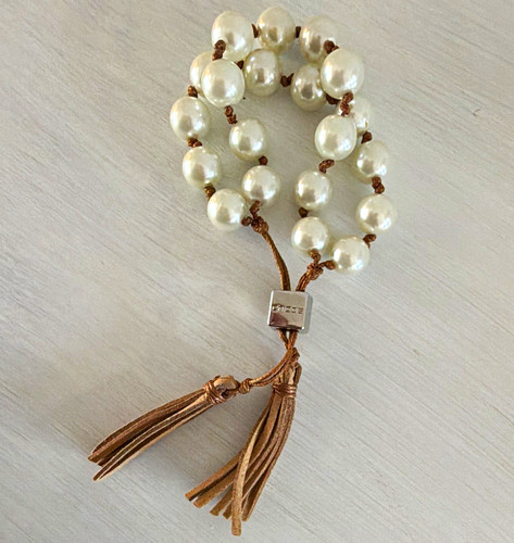 Chico faux pearl - pearl, beaded