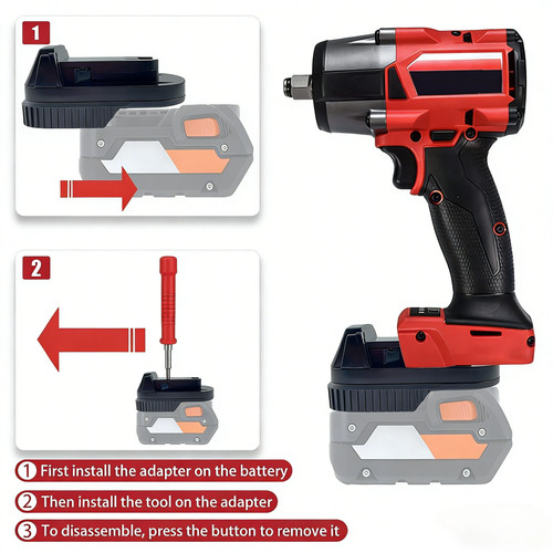 Battery adapter for ridgid 18v - battery,