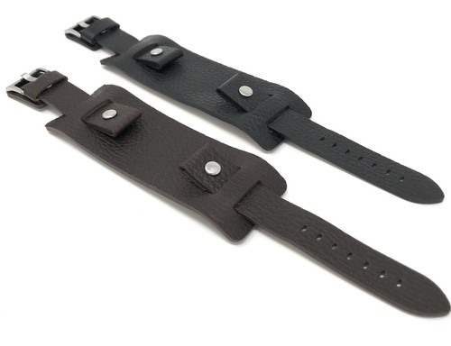 Leather biker watch - biker,