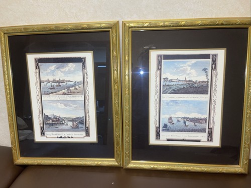 Vintage two framed prints - vintage,