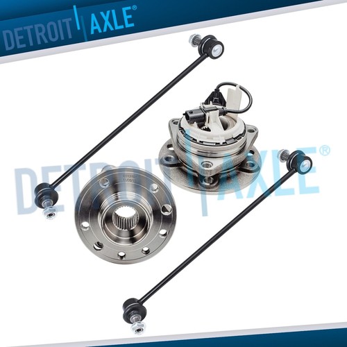 Front wheel hub bearings - hub, bearings+sway