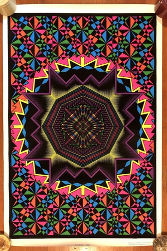 Vtg psychedelic mandala - vtg,