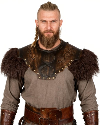 Viking chest armor leather - viking,