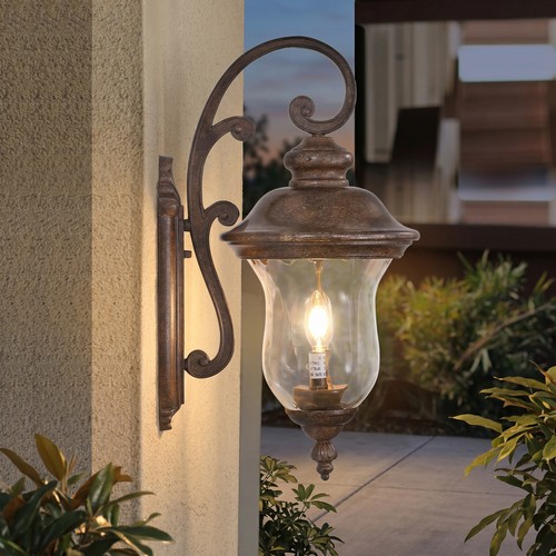 Vintage outdoor wall light - wall,