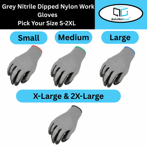 Nitrile coated safety work - safety,
