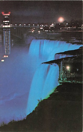 Postcard illuminated - postcard, ny: