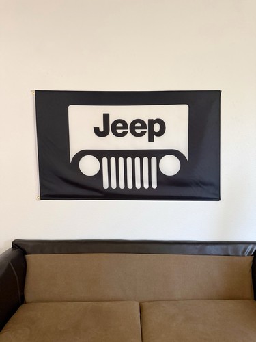 Jeep flag 3x5 ft garage - 3x5,