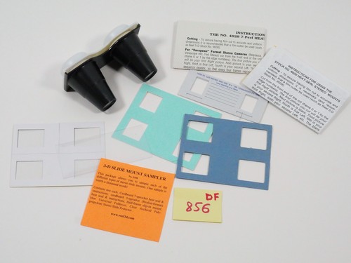 Stereo slide mounts sampler - 3d,