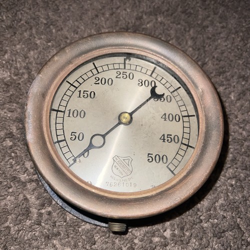 Ashcroft brass pressure gauge - brass,