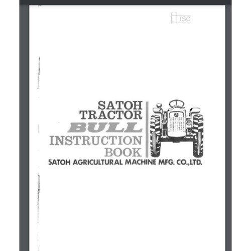 Mitsibishi satoh bull tractor - mitsibishi,