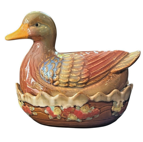 Vintage ceramic duck - vintage,