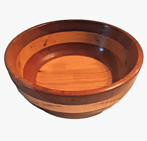 Striped turned wooden - turned,