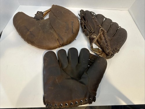 Vintage baseball glove - baseball,