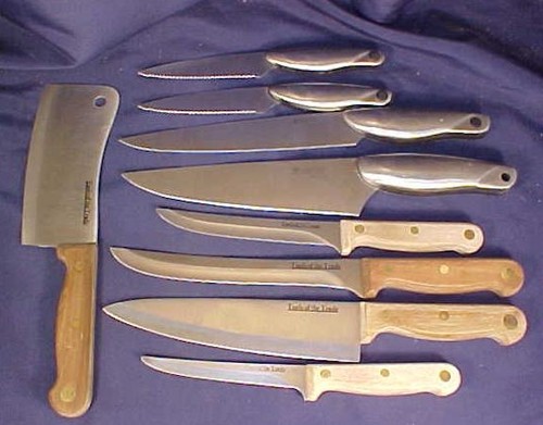 Selection knives cleaver - 9,