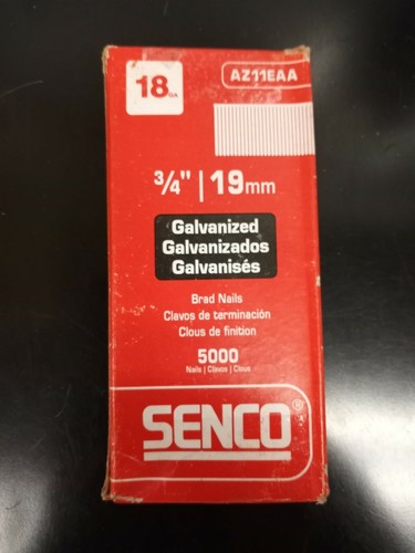 Senco galvanized brad nails - galvanized, 18