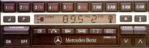 Mercedes benz becker radio - becker,