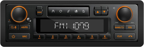 Retro bluetooth car radio - retro,