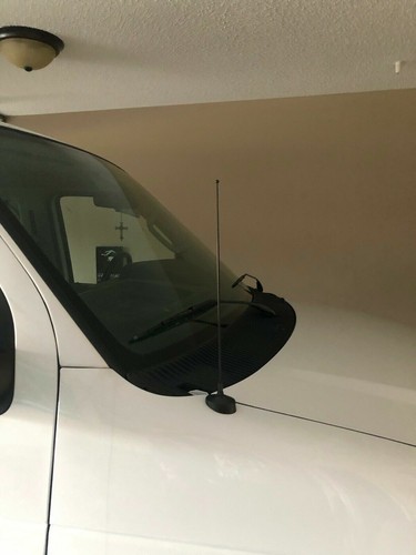 Black stainless antenna - black,