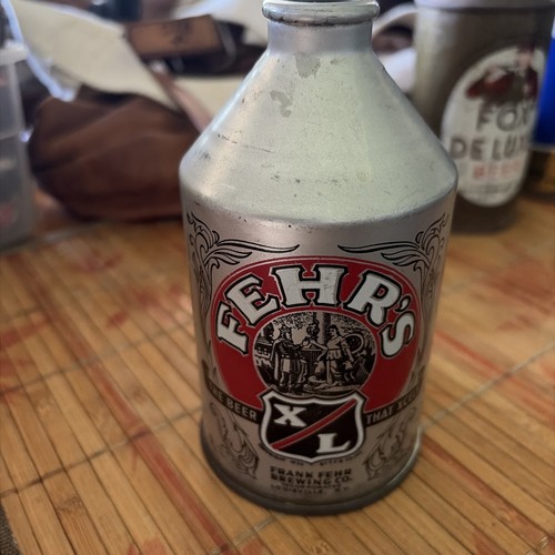 Fehr 12oz cone top beer - fehr’s,