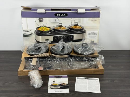 Bella triple slow cooker - slow,