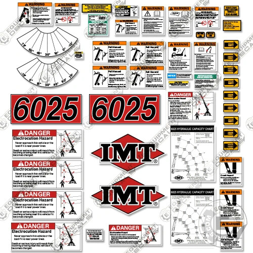 Fits imt 6025 decal kit - imt,