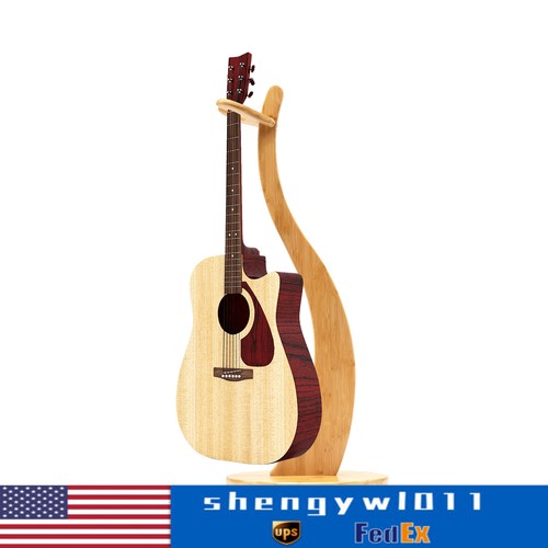 Bamboo guitar stand - bamboo,