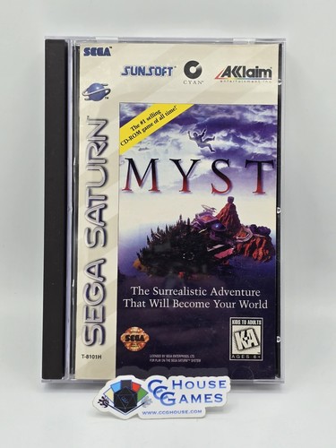 Myst sega saturn complete - sega,