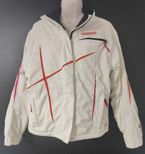 Spyder white ski jacket - white,
