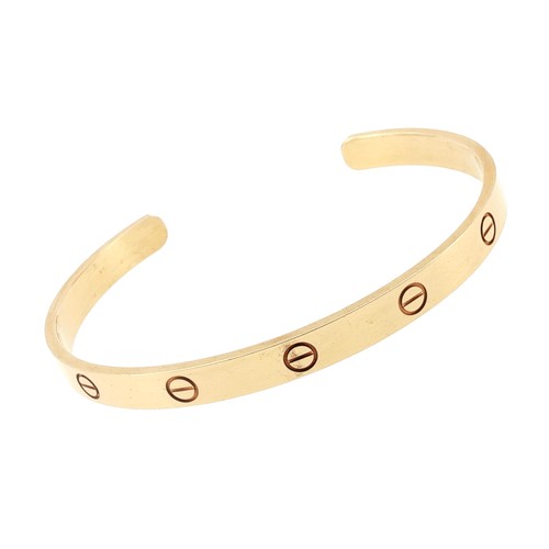 Cartier love cuff bracelet - cartier, 18