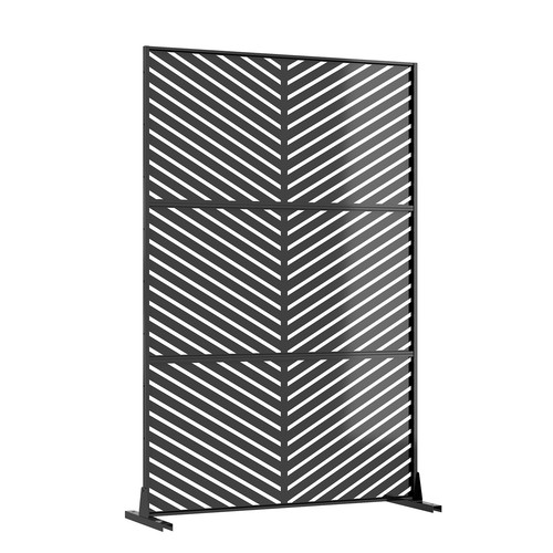 Freestanding metal privacy - freestanding,