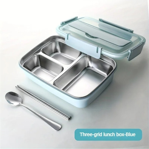 Stainless steel bento lunch - steel,