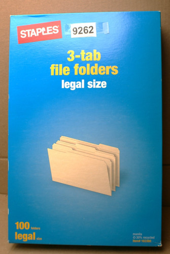 9262 staples manila legal - #9262,