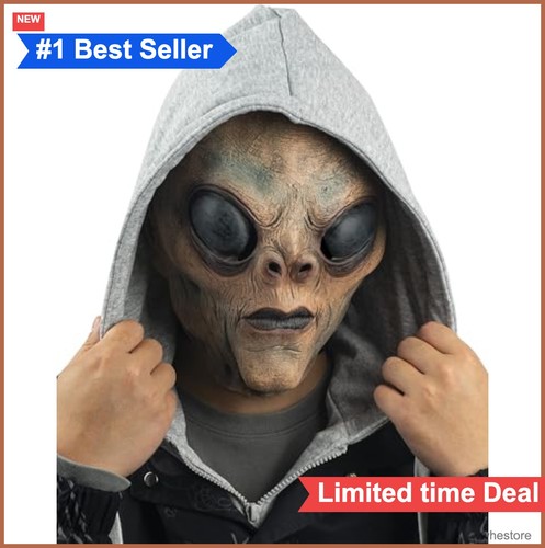 Alien mask full head latex - alien,