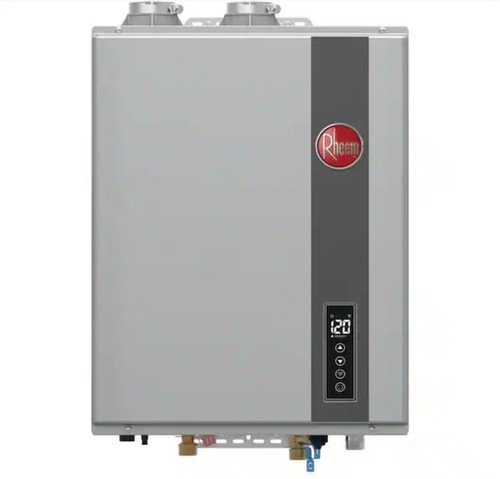 Rheem tankless water heater - water,